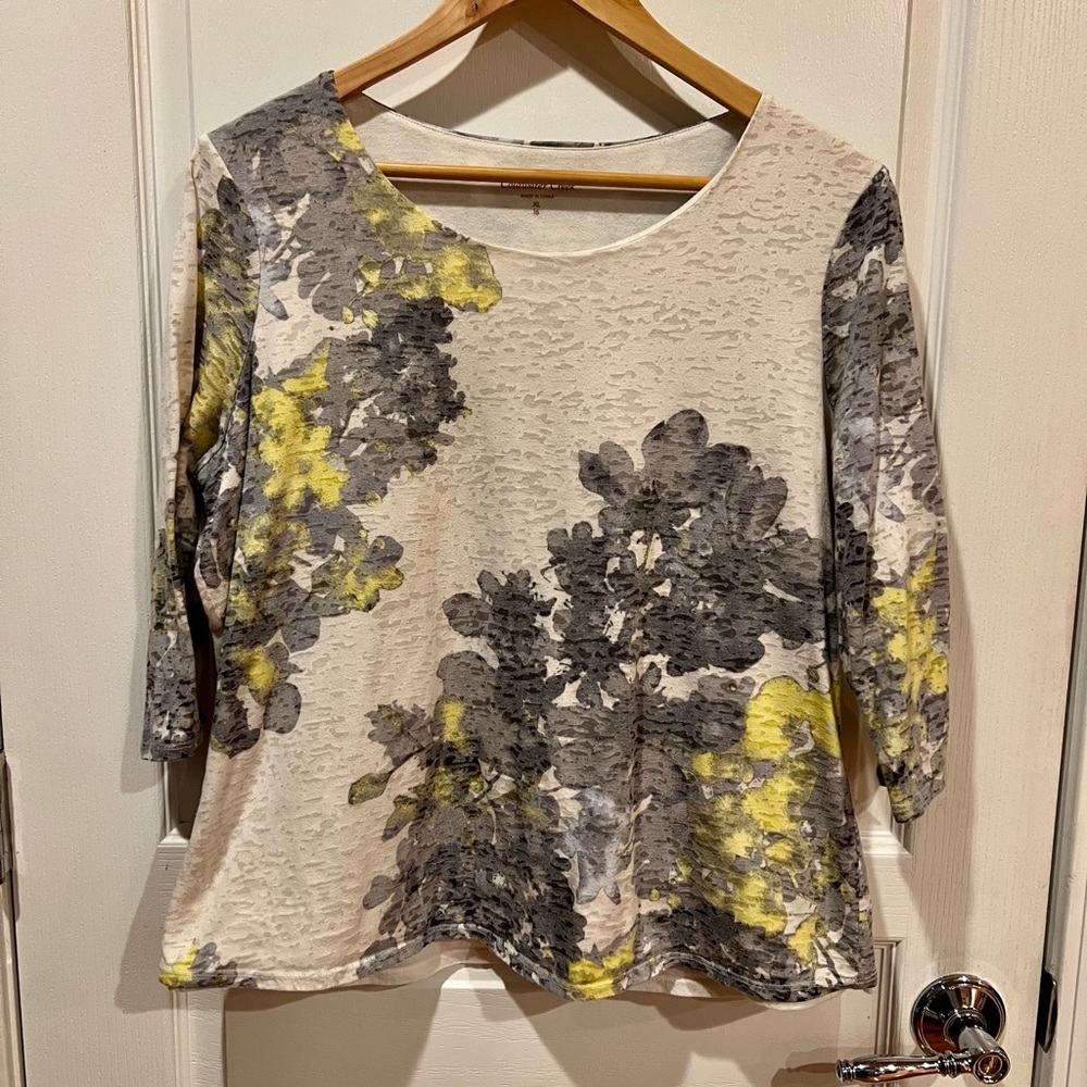 Coldwater creek 3/4 sleeve top